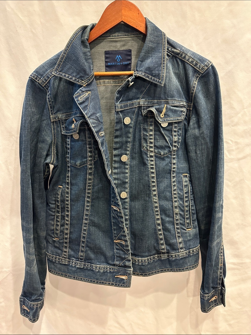 Martin + Osa Medium Blue Denim Jacket